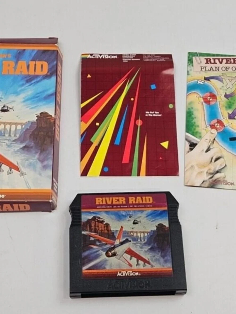 Activision River Raid for Atari 5200 Complete in Box 1982 Vintage Video Game